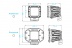 Светодиодная фара дальнего света 40W AURORA (ALO-2-P4T)