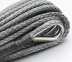 Трос синтетический "кевларовый" для лебедки 8мм 22м Dyneema, серый